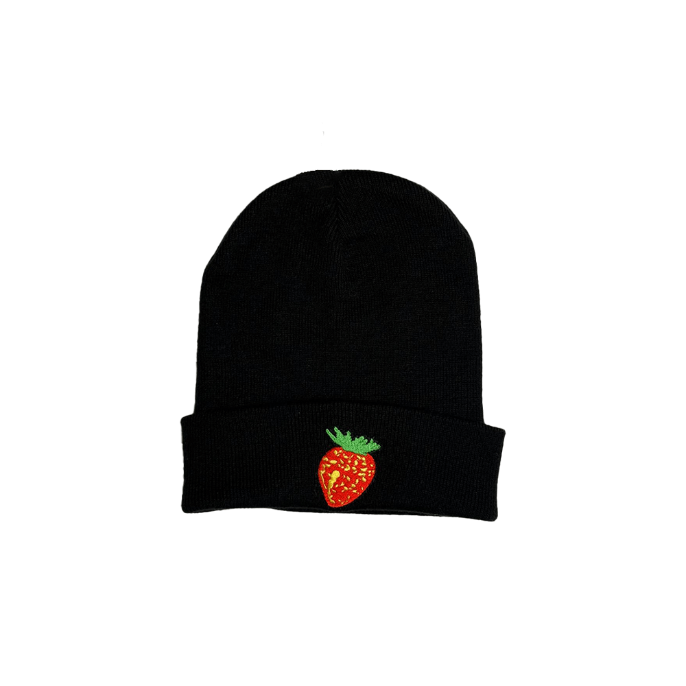 Strawberry Logo Beanie - Black